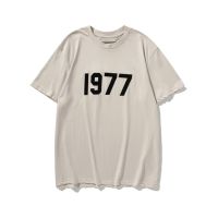 High Street FOG FEAR OF GOD 1977 Double Line ESSENTIALS Men and Women Loose Couple Short Sleeve T-Shirt