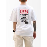 Attitude ATTITUDE Locomotive Modified Factory Daily Loose Pure Cotton Round Neck Short-Sleeved t-Shirt Suzuki Motorcycle