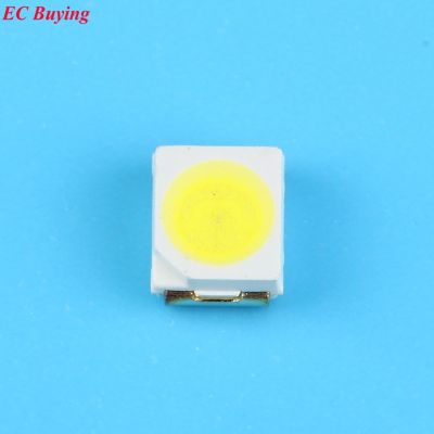 100pcs Ultra Bright 3528 LED SMD White Chip Surface Mount 20mA 7-8LM Light-Emitting Diode LED 1210 SMT Bead Lamp Light Electrical Circuitry Parts