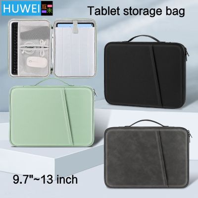 HUWEI Sleeve Case For iPad Air 2 4 5 2019 Pro 11 12.9 XiaoMi Pad 5 6 10 Cover Sleeve Laptop Bag 13 Inch Macbook Shockproof Pouch