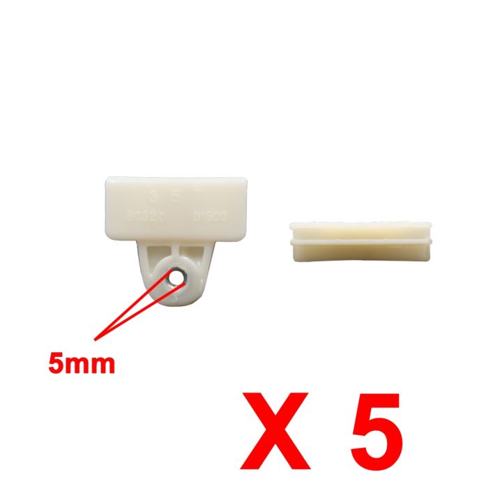 uxcell-5pcs-white-window-glass-channel-support-holder-clips-80320-01g00-plastic-for-nissan-auto-accessories