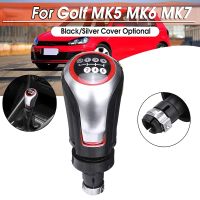 6 Speed Leather Car Gear Shift Knob Shifter Lever Handle for Golf MK5 MK6 MK7 Jetta EOS/Scirocco