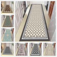 Nordic Style Living Room Hall Car Long Hallway Corridor Rugs Kitchen Mat Flannel Anti-slip Doormat National Bedroom Area Rug