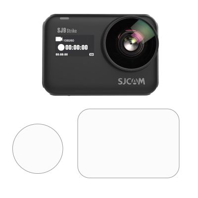 หน้าจอฟิล์มป้องกัน Lcd ฝาครอบป้องกันเคสโทรศัพท์แบบกระจกสำหรับ Sjcam Series Sj9 Strik/ Max 4K กล้องกีฬาแอคชั่น