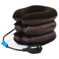 【top-rated】 yawowe ปลอกคอพองกระดูกคอ Vertebra Traction Soft รั้งนวดบรรเทาปวดหัวหัวกลับคอบ่าไหล่ Pain Massager