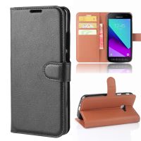 【Enjoy electronic】 Wallet Cover Card Holder Phone Case for Samsung Galaxy Xcover 4 4s G390F G398F XCover4 Pu Leather Case Protective Shell