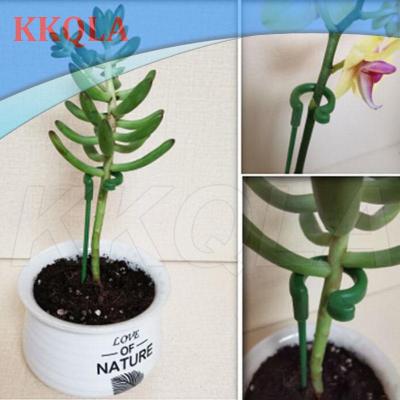 QKKQLA 5pcs Plastic Plant Supports Flower orchid Stand Holder Bracket Reusable Protection Fixing Tools Gardening Supplies