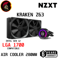 NZXT LIQUID CPU COOLER KRAKEN Z63 (280MM) LGA 1700 ( Z690 Intel gen12 i5 i7 i9 12600 12600k 12600kf 12700 12700k 12700kf 12900 12900k 12900kf )