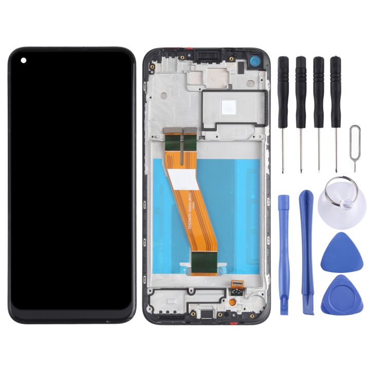 ประกอบครบชุดพร้อมกรอบหน้าจอ-lcd-และดิจิตอลสำหรับ-nokia-3-4-5-4-ta-1288-ta-1285-ta-1283-ta-1333-ta-1340-ta-1337-ta-1328-ta-1325-สีดำ