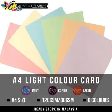 Mix Color Paper - Assorted Light Colors - A4 size 80gm