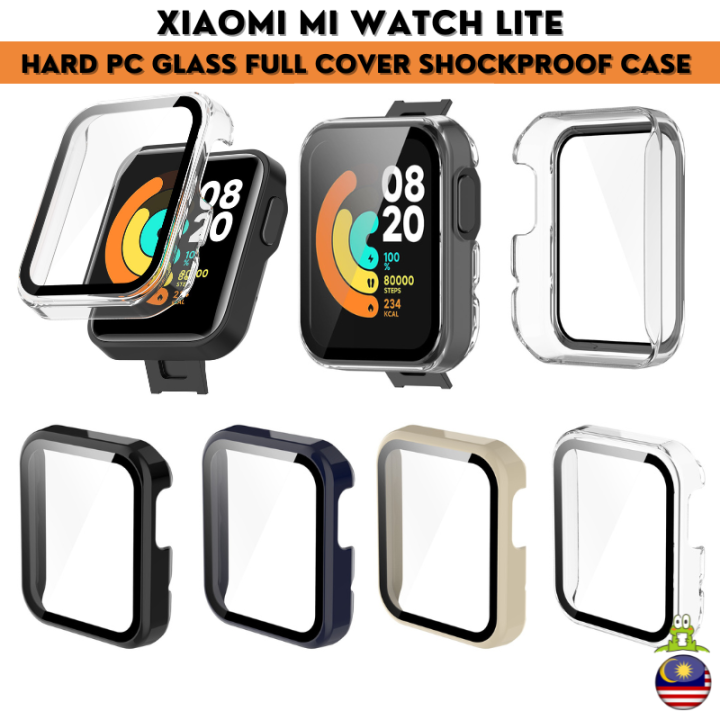 SQC Smart Watch Case for Xiaomi Mi Watch Lite PC Glass SmartWatch