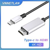 ถูก++ VNNETLANอะแดปเตอร์ Type-C เป็น Hdmi USB 3.1 USB C เป็น Hdmi 4k HD Hdmi เหมาะสำหรับโทรศัพท์มือถือและคอมพิวเตอร์ ของดี สายดิจิตอล สายHDMI สายทีวี สายสัญญาณทีวี