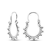 Silverthai Silver Boho Hoops - Bohemian Hoop Earrings ห่วงเงินโบโฮ - ต่างหูห่วงโบฮีเมียน