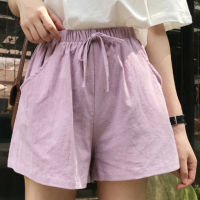 Women Summer Shorts Polyester Trousers High Waist Ladys Loose And Comfortable Shorts