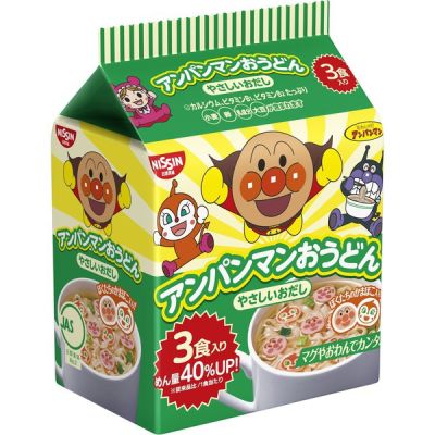 เข้าใหม่ Nissin Anpanman Ramen สีเขียว อุด้ง ซุปดาชิ มาม่าอันปังแมน มาม่าญี่ปุ่น สำหรับเด็ก