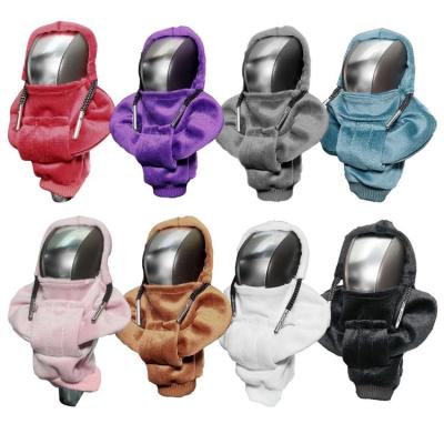 Car Gear Shift Cover Hoodie Universal Shift Knob Cover Funny Sweater Hoodie For Gearshift Sweatshirt Auto Gear Shift Knob Cover Hoodie For Small Shift Knob Vehicles Automotive Interior supple