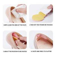 แผ่นส้นสูงผู้หญิง Insoles สำหรับรองเท้าปรับขนาดกาวส้นแผ่นซับจับป้องกันสติ๊กเกอร์บรรเทาอาการปวดเท้า