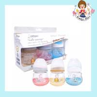 Attoon ขวดนม 5 oz. ขวดใส คุณภาพสูง BPA Free แพ็ค 3