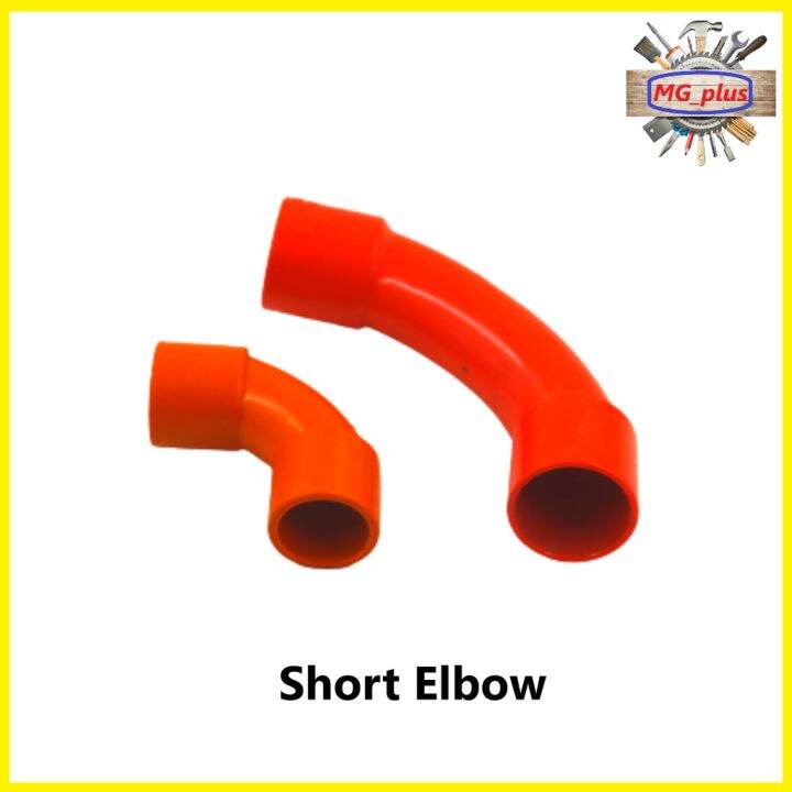 fe bierr ☃PVC Conduit Elbow Short or Long 12 34 1 Orange Electrical
