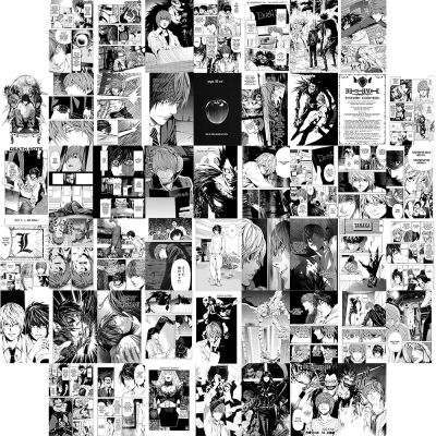 【CW】 50Pcs Super-famous Intellectual Comics Manga Anime Death Note Wall Collage Kits for Postcard Prop