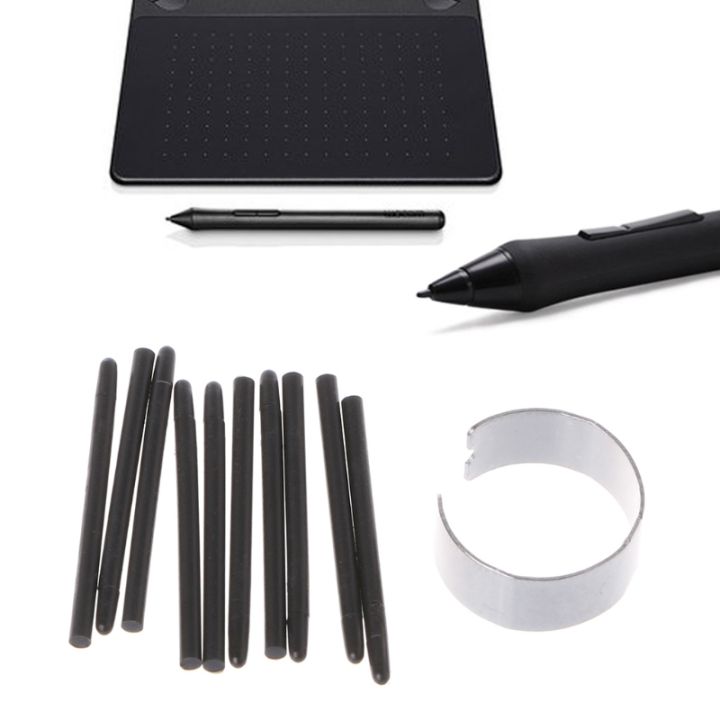 แผ่นรูปวาดกราฟิก-pulpen-standar-ปลายปากกาสไตลัส10ชิ้นสำหรับปากกาวาด-wacom