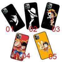 DB-357 Anime Luffy Black ซิลิโคน เคสโทรศัพท์ ปก หรับ Samsung A01 A50S A31 M31 M21 A51 A10S A30S A11 A20 A50 A21S A21 M30 A71 A20S A70 M30S A30 A10 M51