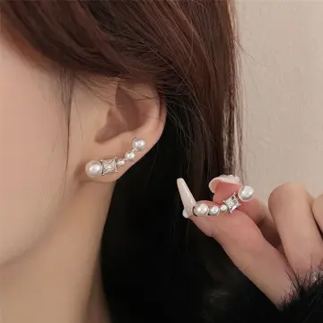 Cheap pearl earrings on sale stud