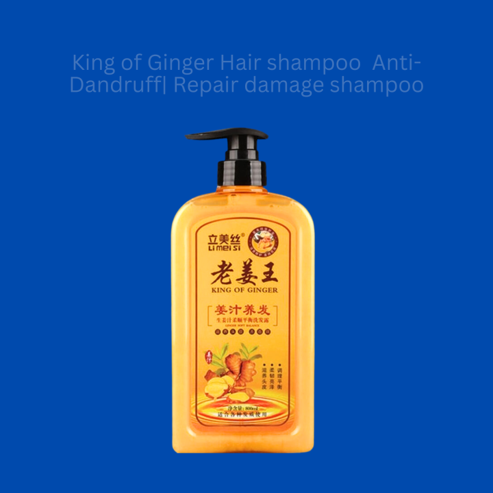 Effective King of Ginger Hair shampoo 500ml Refreshing AntiDandruff