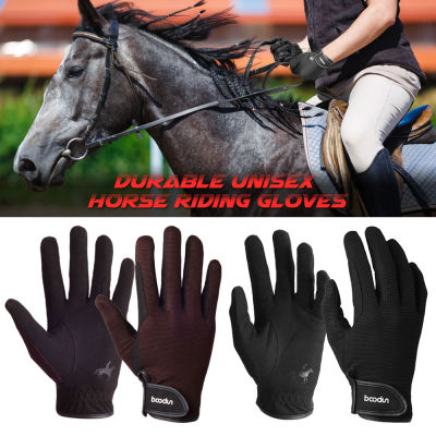 Hot Equestrian Riding s Unisex Professional Wear-Resistant Anti-Skid Horse Racing เบสบอลซอฟต์บอลถุงมือกีฬา