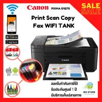 เครื่องปริ้นท์ไร้สายมัลติฟังก์ชั่น canon ปริ้นท์/สแกน/ถ่ายเอกสาร/wifi /fax/ ติดtank สั่งงานผ่านมือถือได้ ปริ้น2หน้าอัตโนมัติ/canon E4570