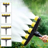 【Ready Stock】 ☋✥ D50 Adjustable 6 Nozzle Spraying Porous Spray Head Watering Vegetable Garden Watering Water Lawn Large Flow Atomization Pipe Spray Water Sprinkler Agricultural Atomizer nozzles