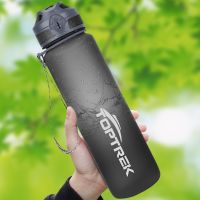 Toptrek Sports Water Bottle 650ML/1000ML BPA Free Drinkware Outdoor Sport Drinking Waterbottle Leakproof 1 Liter Water Bottl