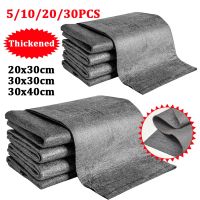 【cw】 5/10/20/30pcs Glass Wiping Streak No Watermark Reusable Car Thickened Cleaning Rag Tools ！ 1