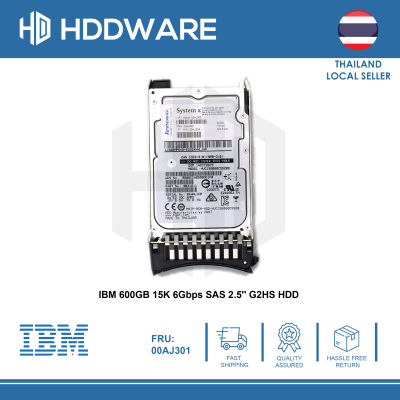 IBM 600GB 15K 6Gbps SAS 2.5 G2HS HDD // 00AJ301