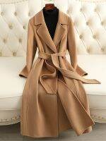 [COD] Cashmere coat womens 2022 new mid-length fashion high-end over-the-knee woolen wholesale factory direct sales