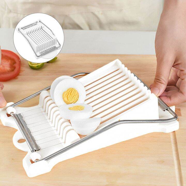 Luncheon Meat Slicer Manual Egg Cutter 304 Reinforced Stainless Steel 