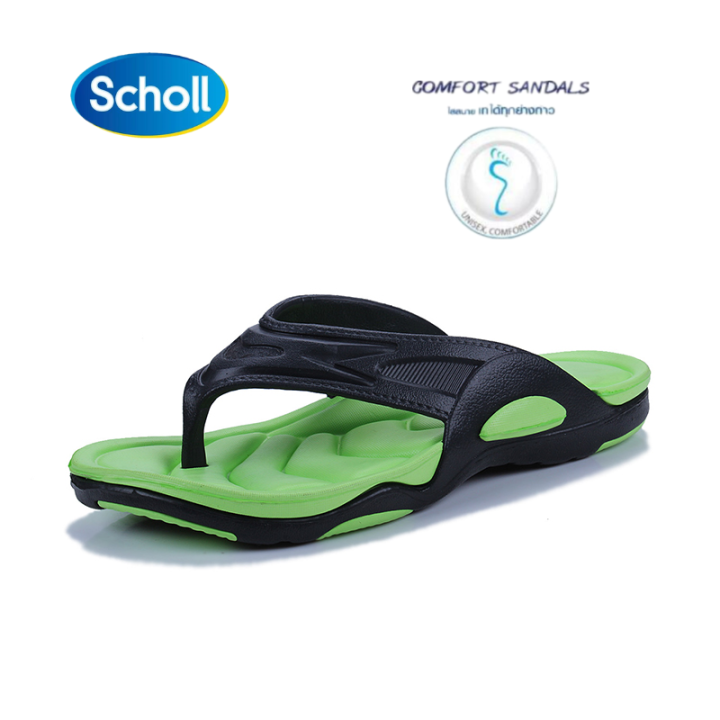 scholl-men-รองเท้าสกอร์รองเท้าแตะสกอลล์รุ่น-cyclone-twotone-เบอร์-3-8-รุ่น-707