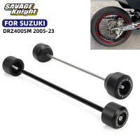 สำหรับ SUZUKI DRZ 400SM รถจักรยานยนต์ล้อส้อม Slider 2005-2023 DRZ400SM ล้อเพลาส้อม Crash Slider DRZ 400 SM ล้อ Hub Protector