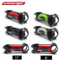 Ullicyc 4 color alloy 3k carbon 6/17 degree stem mountain bike road bike 60-120mm stem frok 28.6mm bar 31.8mm LGA01