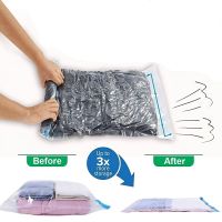 Reusable Roll-Up Compression Bags For Travel Vacuum Packing Space Saver Bags Compression Bag Down Jacket Quilt Clothes Bag