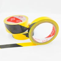 Black And Yellow Floor Tape Black Yellow Warning Tape 17 Meters Wear-Resistant Identification Tape Adhesives Tape