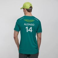 2023 Aston Martin F1 Team T-shirts, Spanish Racing Driver Fernando Alonso 14 And Stroll 18 Oversized T-shirts comfortable