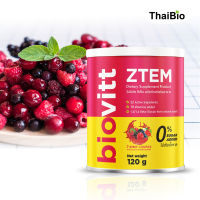 ✨Biovitt ZTEM อาหารเสริม สเต็มเซลล์ กระจ่างใส ชะลอวัย เสริมภูมิคุ้มกัน บำรุงผิว ปรับสมดุลขับถ่าย น้ำตาล 0%  (ขนาด 120G)