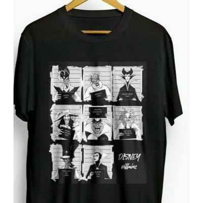 Villains Mugshot graphic cotton T-Shirt for men