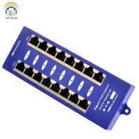 802.3af PoE Mid-span Mode B Security Gigabit 8 Port PoE Injector Networking PoE injector For Mikrotik/ Ubiquiti