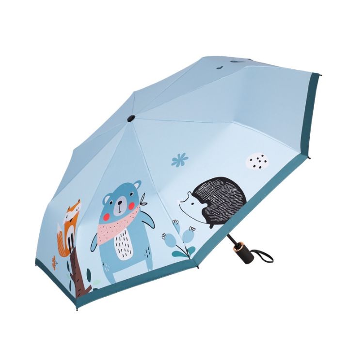 cc-cartoon-umbrella-3folding-anti-ultraviolet-paraguas-plegable-automatico