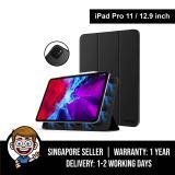 Case for New iPad Pro 11 Inch & 12.9 Inch 2020 (4th Generation), Strong Magnetic Trifold Stand Case Cover with Auto Sleep/Wake, Fits iPad Pro 11