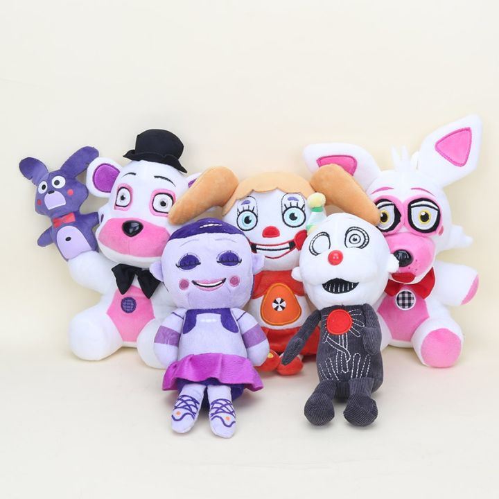 25cm Five Nights At Freddy's Sister Location FNAF Funtime Freddy Foxy  Ennard Plush Toy stuffed Dolls