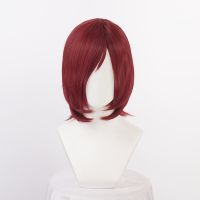 Uzumaki Nagato Wigs Anime Nagato Pain Short Red Synthetic Hair Cosplay Wigs + Wig Cap Wig  Hair Extensions Pads