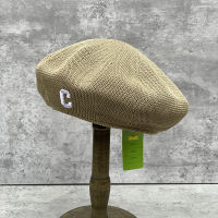 ? Western Style Non-Mainstream Style Spring/Summer Knitted Beret Womens Korean Style Trendy C Lettered Casual All-Match Camel Painter Cap Shopping